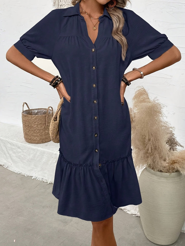 Maevelle | Knoploze Boho Midi Jurk