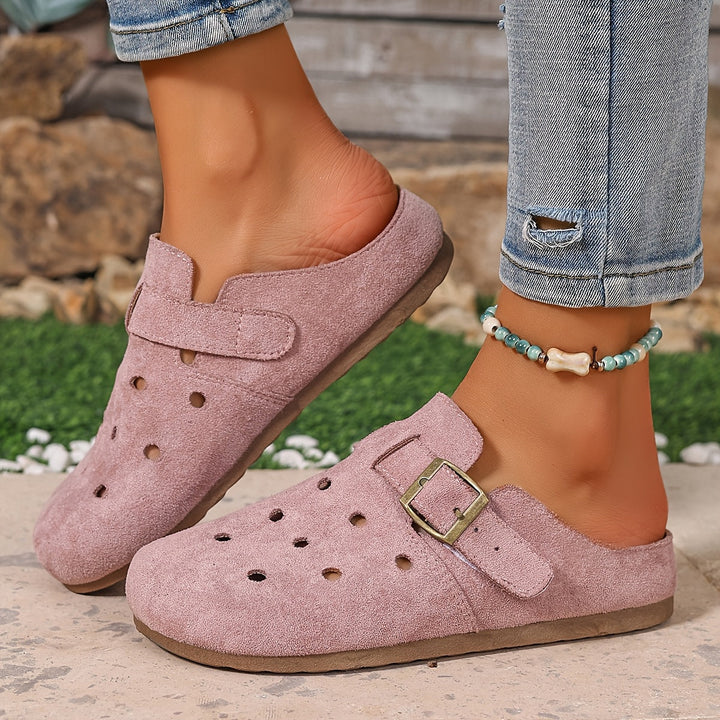 Marion | Slip-On Klompen met Gesp-Detail