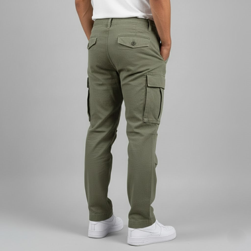 Spencer | Relaxed Fit Cargo Broek met Zijzakken