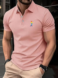Arnold | Casual Korte Mouwen Golf Gedrukt Shirt