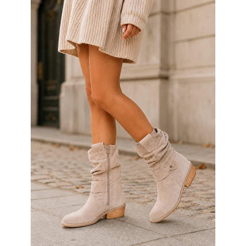 Tessa | Slouchy Buckle Enkelboots