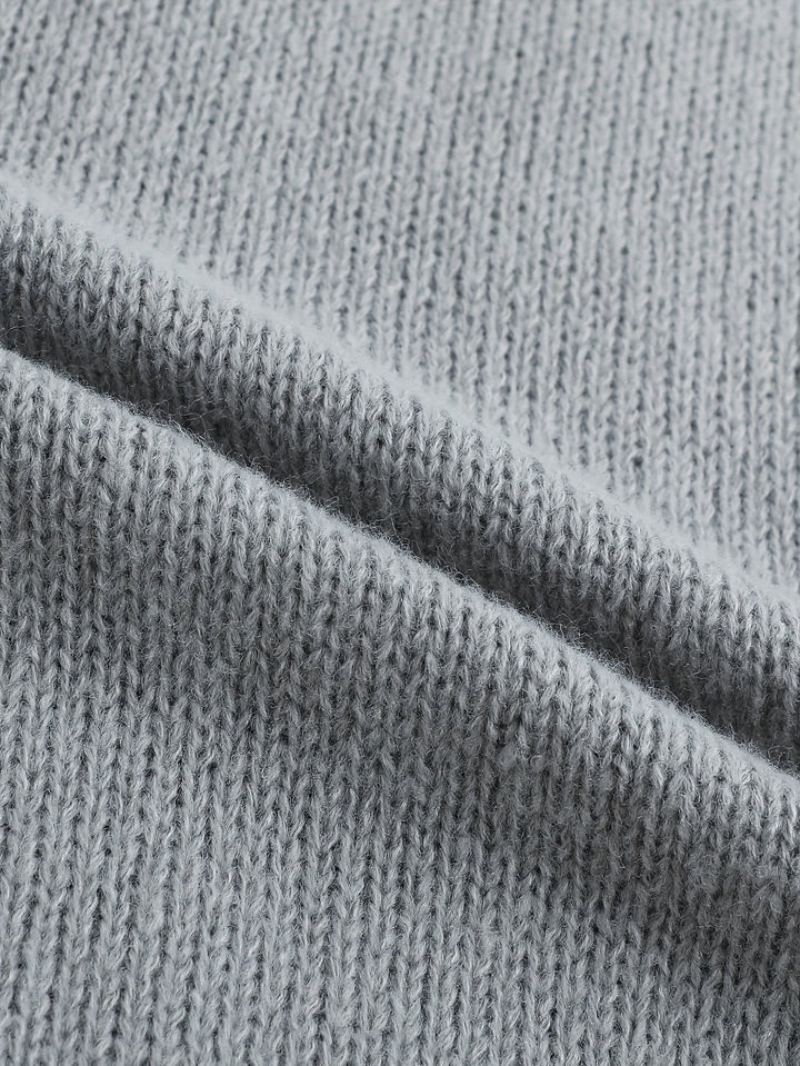 Gideon | Kabelgebreide V-Hals Sweater Vest