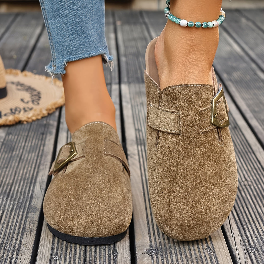 Winona | Slip-On Mules met Gespdetails