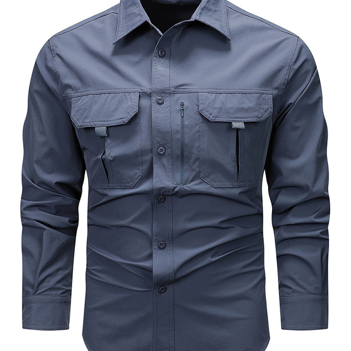 Duncan | Robuuste Multi-Pocket Cargo Shirt
