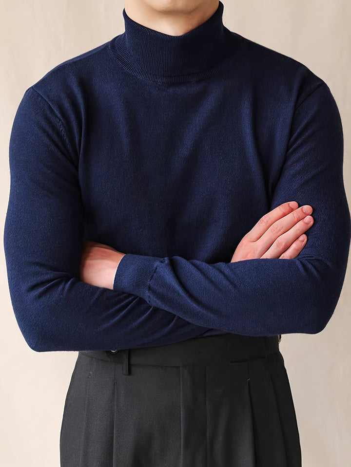 Dominic | Verfijnde Hoge Hals Turtleneck