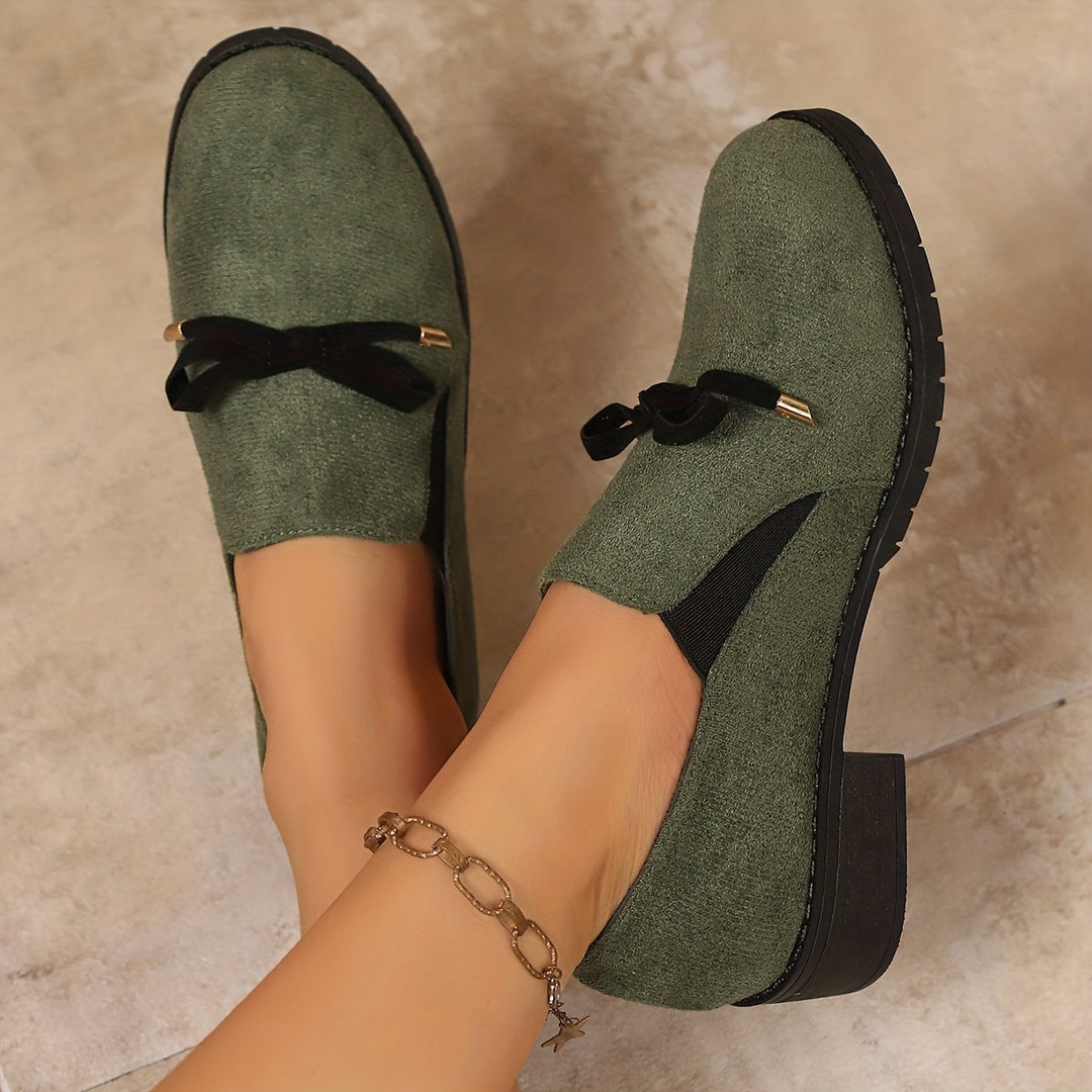 Nadia | Slip-On Loafers met Strikdetail