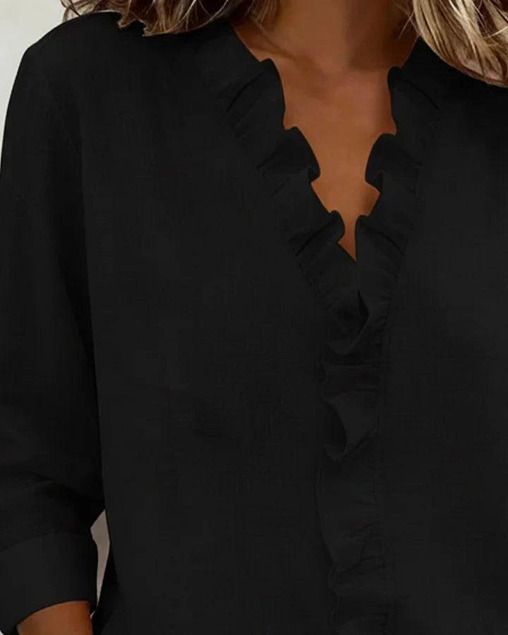 Chloe | Lichtgewicht V-Hals Blouse