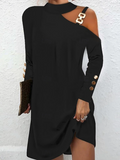 Rowena | Elegante Cold-Shoulder Jurk