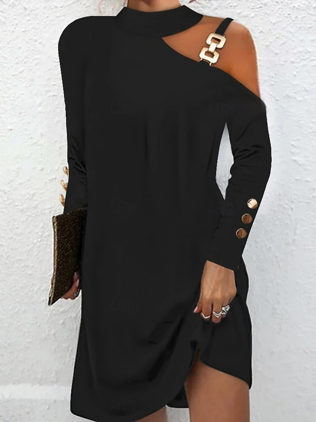 Rowena | Elegante Cold-Shoulder Jurk