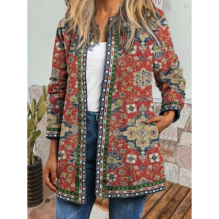 Rosetta | Ambachtelijke Open-Front Jacket
