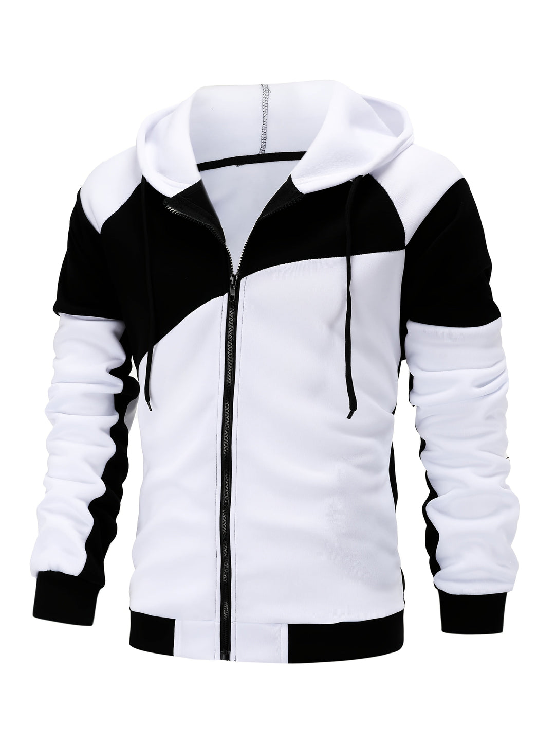 Bryce | Kleurblok Zip-Up Hoodie