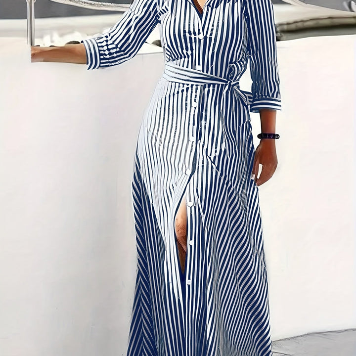 Meredith | Geknoopte Maxi Jurk