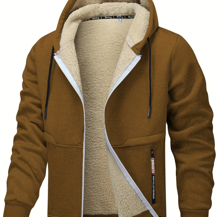 Russell | Gezellige Hooded Zip-Up Jas