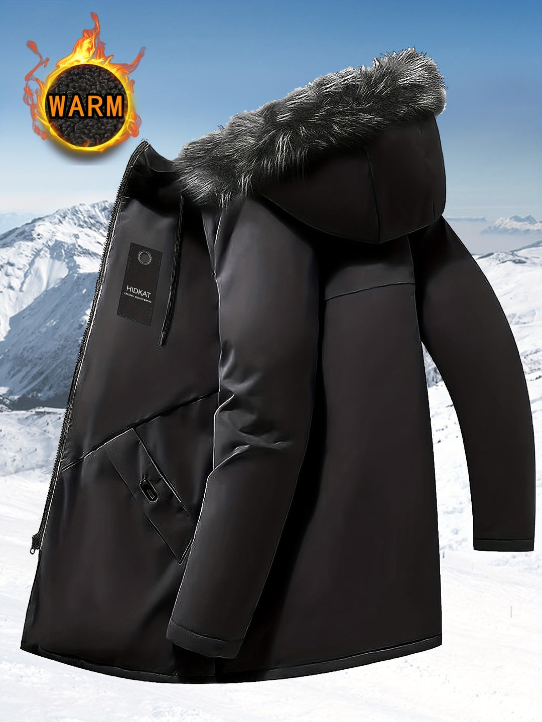 Lincoln | Gewatteerde Mid-Length Parka Jas