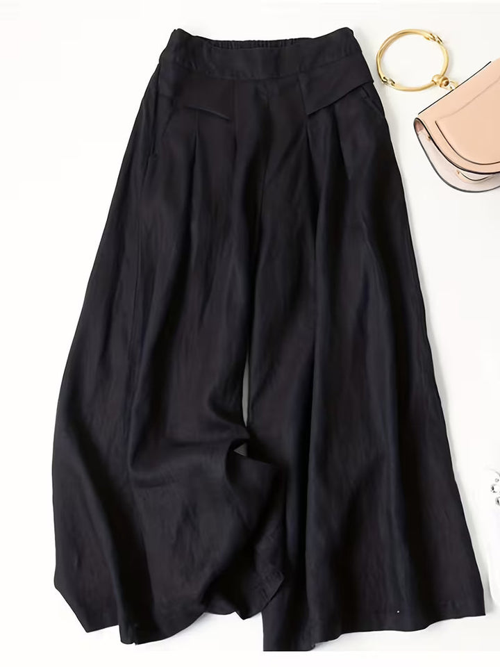 Valeria | Ademend Losse Wijde Pantalon