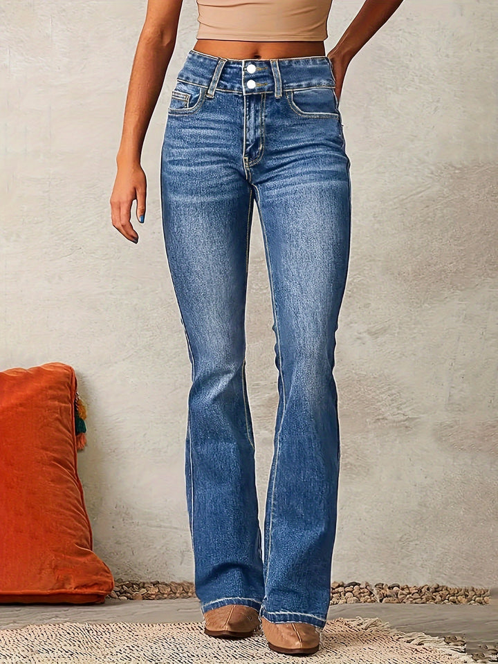Josephine | Hoge Taille Wijde Pijpen Jeans