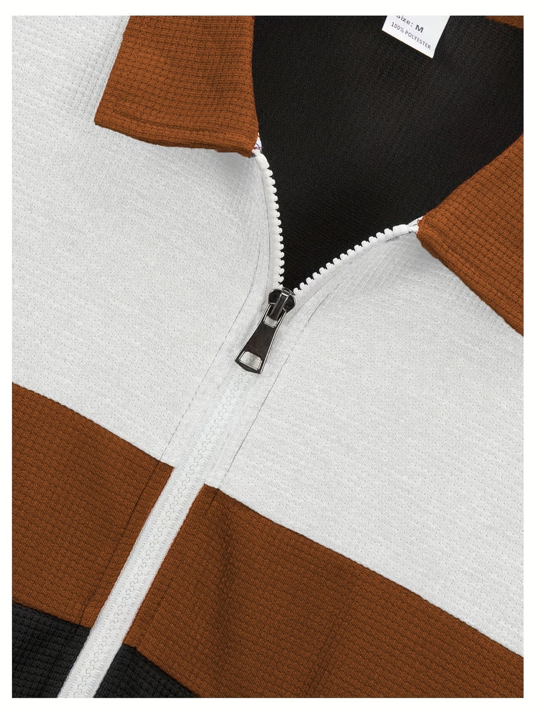 Cameron | Kleur-Block Zip-Up Jas