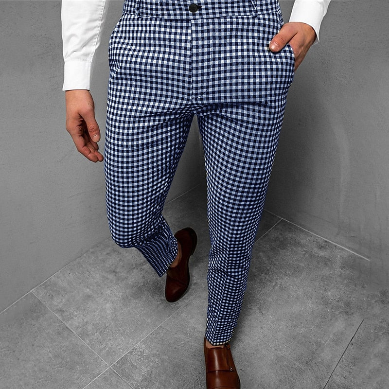 Gareth | Op Maat Gemaakte Geruite Broek