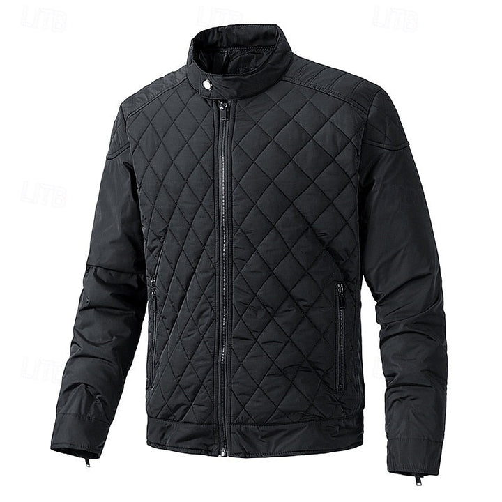 Ashton | Gequilt Jacket met Staande Kraag