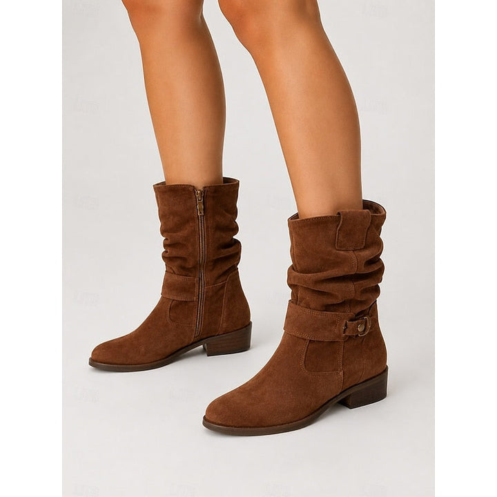 Tessa | Slouchy Buckle Enkelboots