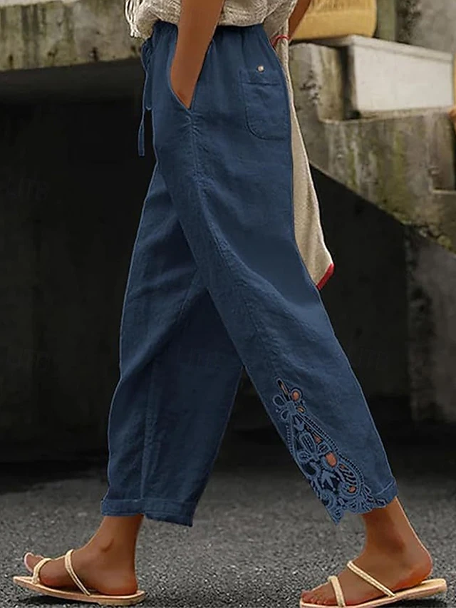 Rosalyn | Relaxed Cropped Broek