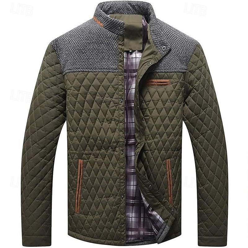 Hayes | Gequilt Jacket met Staande Kraag