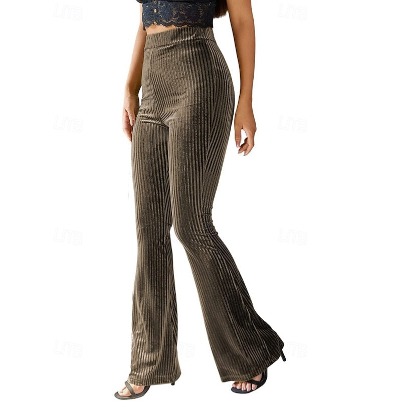Sadie | Hoge Taille Uitlopende Broek
