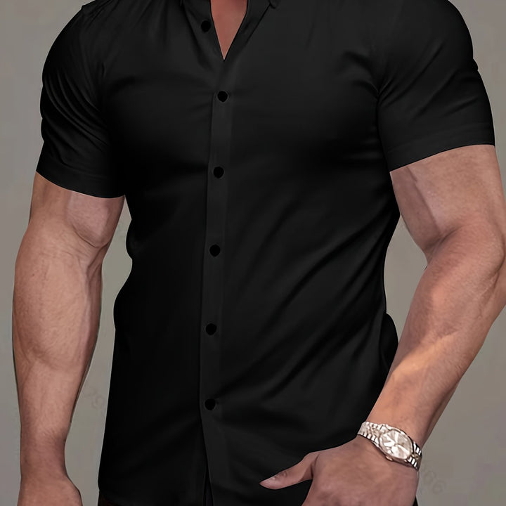 Weston | Verfijnde Korte Mouwen Shirt