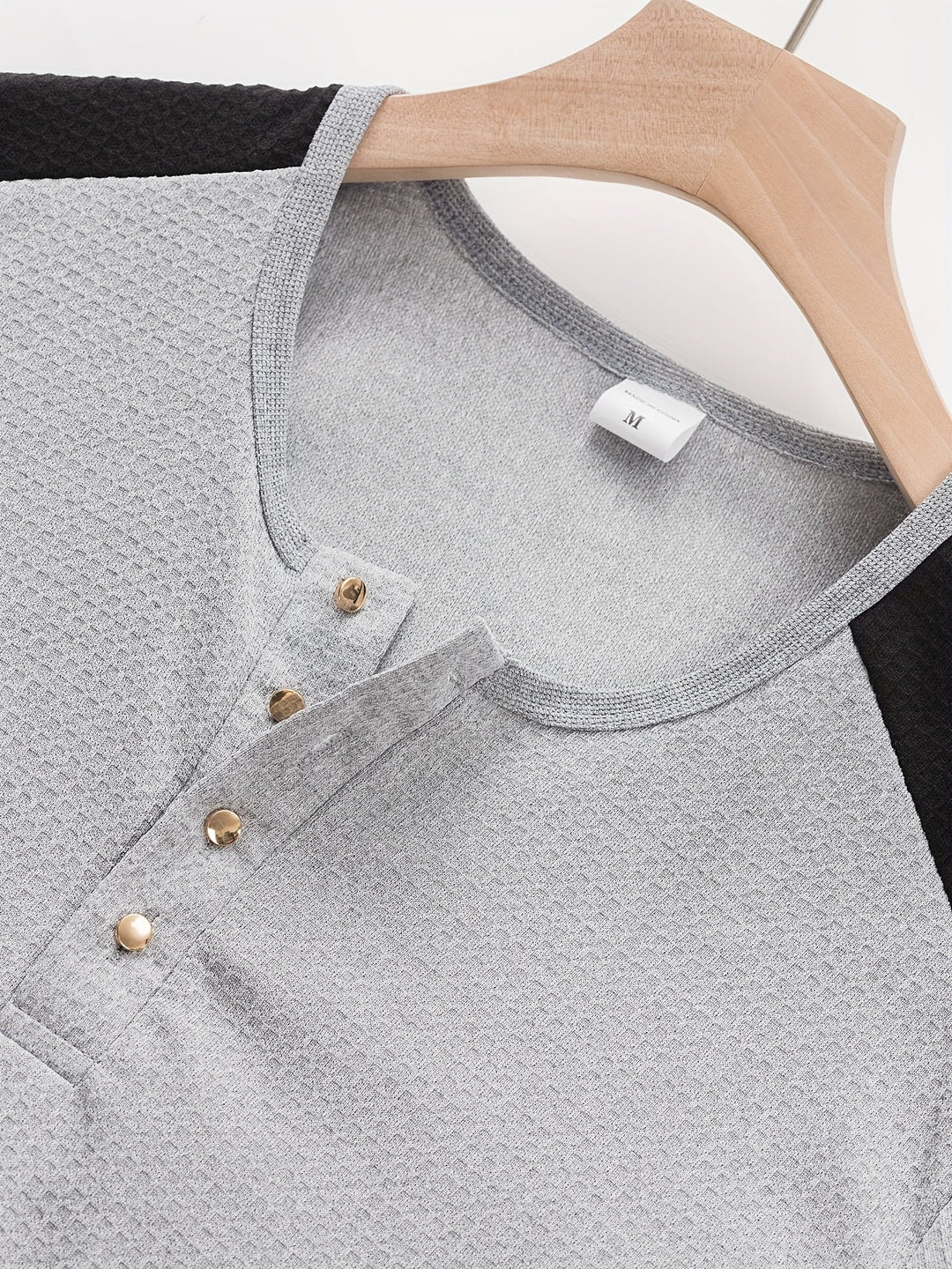 Curtis | Getextureerde Lange Mouwen Henley