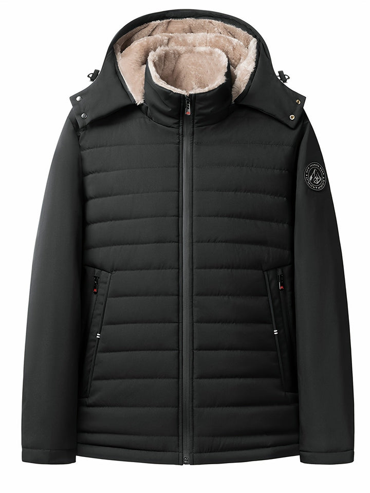 Rhys | Gevoerde Hooded Jas