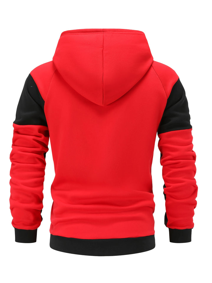 Bryce | Kleurblok Zip-Up Hoodie