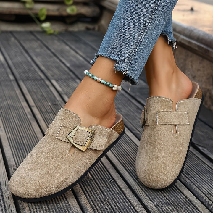 Winona | Slip-On Mules met Gespdetails