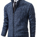 Walter | Textured Full-Zip Cardigan