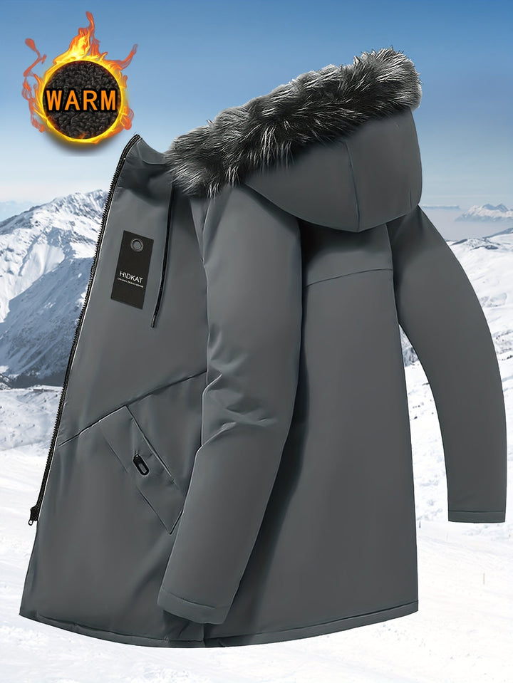 Lincoln | Gewatteerde Mid-Length Parka Jas