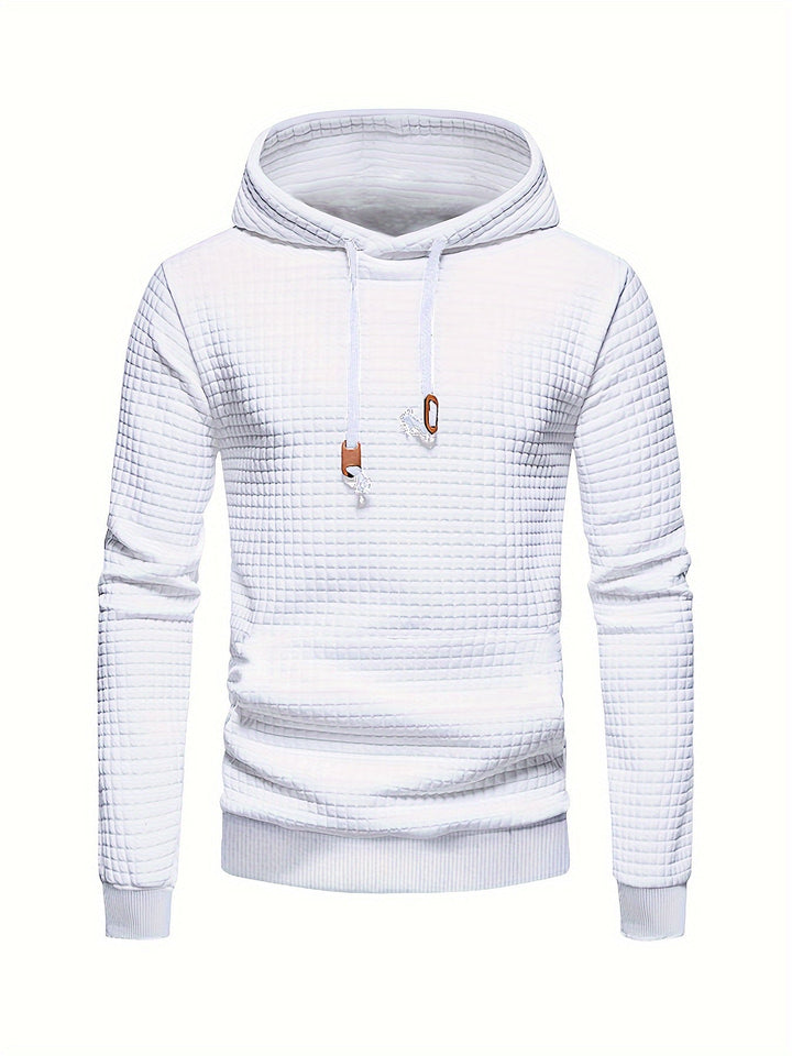 Garrison | Textured Hooded Pullover Hoodie