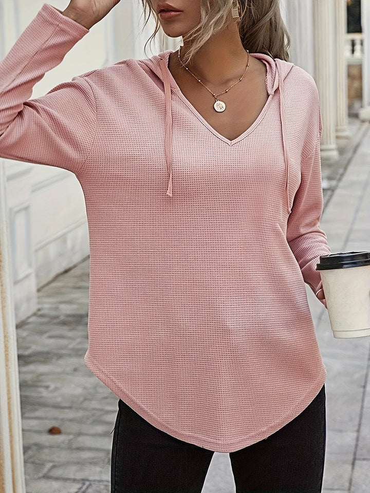 Kendra | Ontspannen V-Hals Hoodie