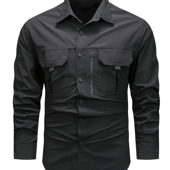 Duncan | Robuuste Multi-Pocket Cargo Shirt