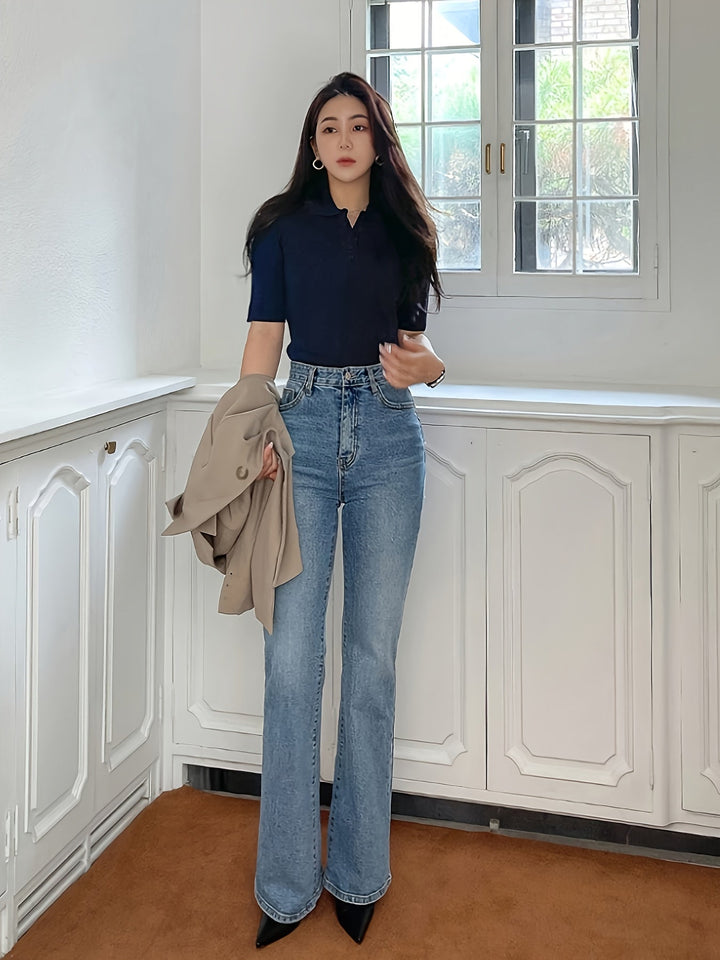 Meredith | Geribbelde Coltop