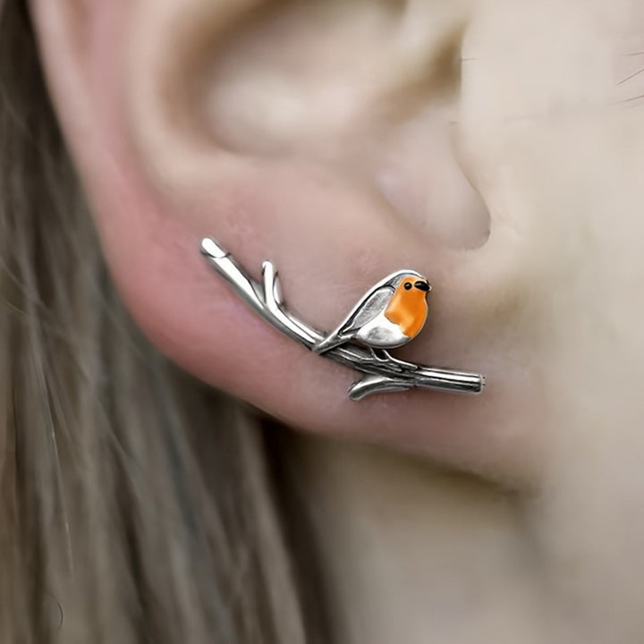 Karen | Elegante Minimalistische Vogel Oorbellen
