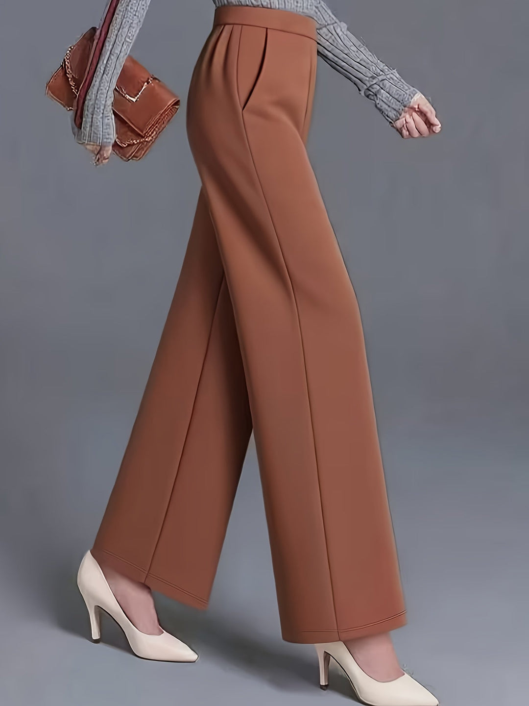 Claudia | Hoge Taille Wijde Pantalon