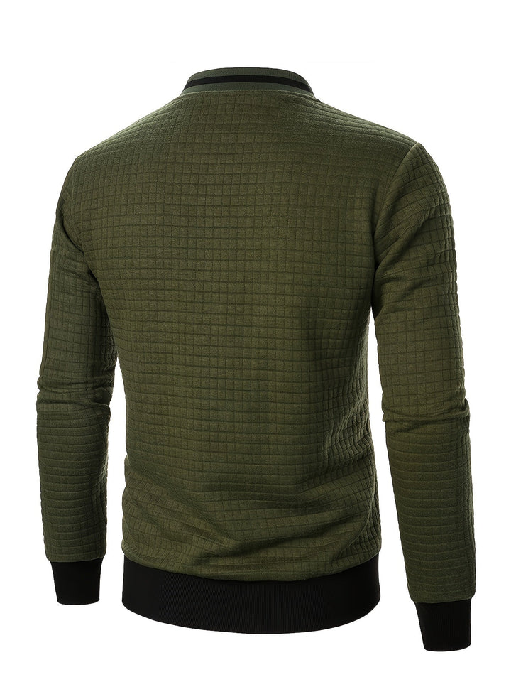 Raymond | Textured Zip-Up Bomberjack