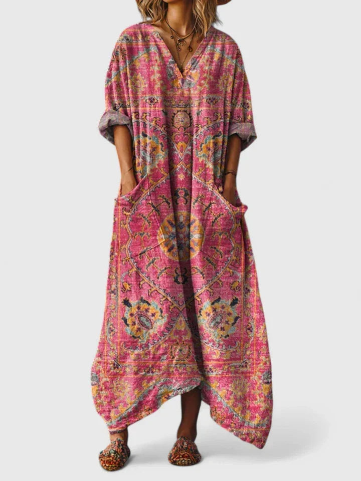 Aurora | Elegante Oversize Pocket Dress