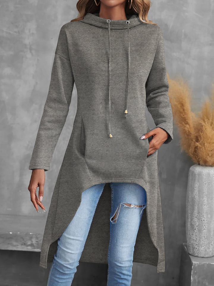 Tabitha | High-Low Trekkoord Hoodie