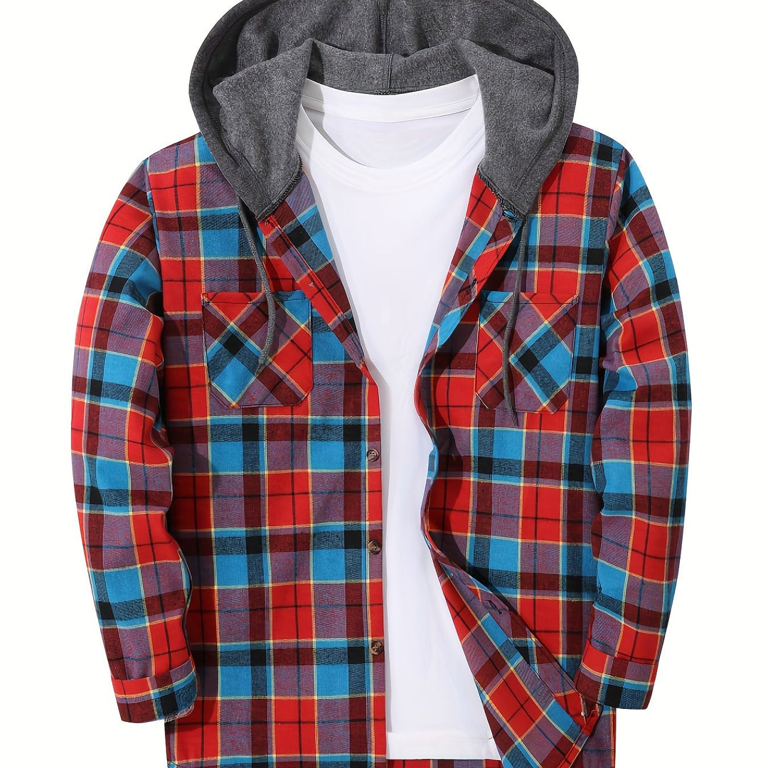 Braxton | Geruite Hoodie Shirt