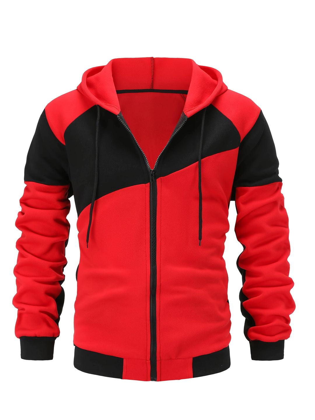 Bryce | Kleurblok Zip-Up Hoodie