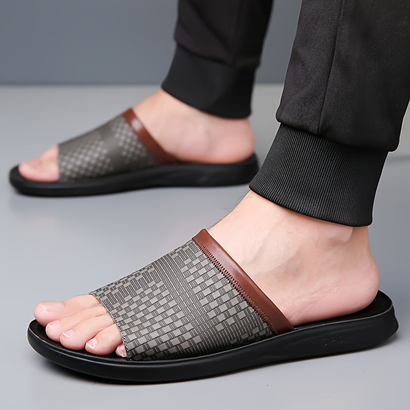 Elliot | Geweven Slide Sandalen