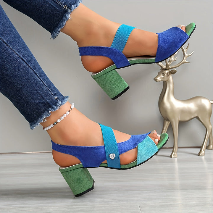 Elara | Klassieke Cross Strap Comfort Hakken