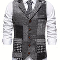 Tobias | Patchwork Op maat Gemaakt Vest
