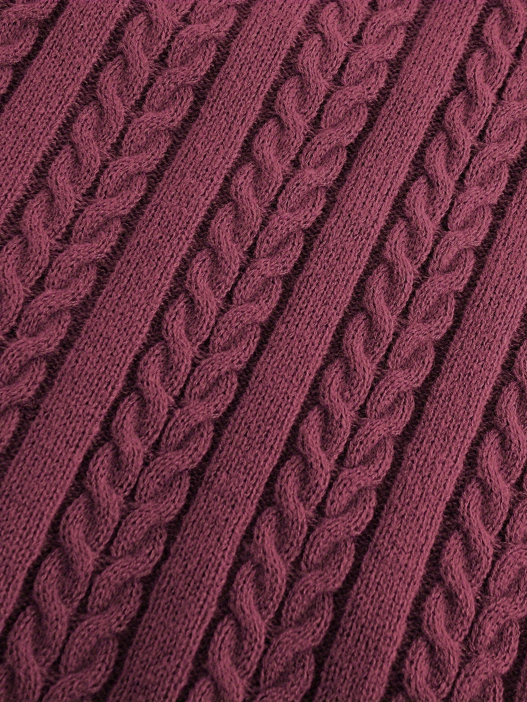 Gideon | Kabelgebreide V-Hals Sweater Vest