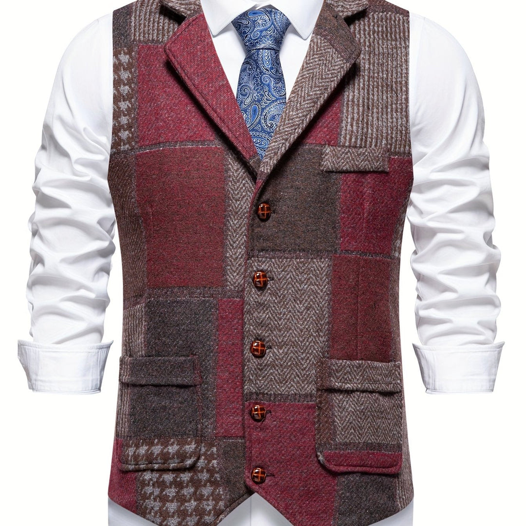 Tobias | Patchwork Op maat Gemaakt Vest